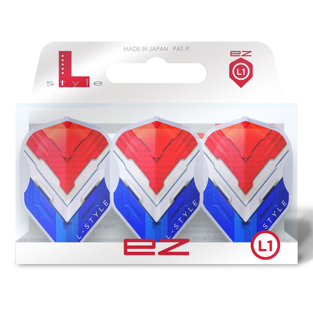 L-Style EZ L-Flights - Integrierter Champagner Ring - L1EZ - V Serie Typ F - Niederlande - Klar Weiß