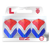 L-Style EZ L-Flights - Integrierter Champagner Ring - L1EZ - V Serie Typ F - Niederlande - Klar Weiß