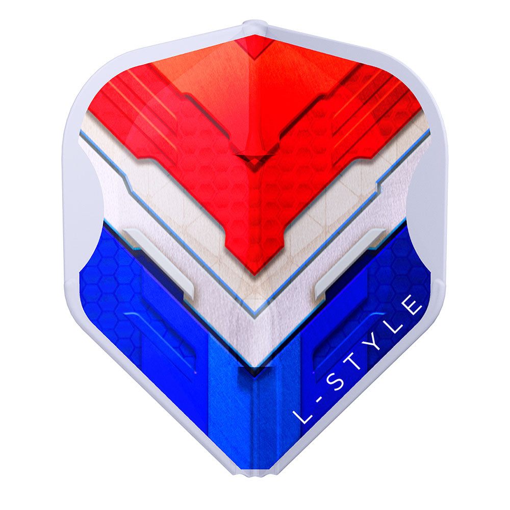 L-Style EZ L-Flights - Integrierter Champagner Ring - L1EZ - V Serie Typ F - Niederlande - Klar Weiß