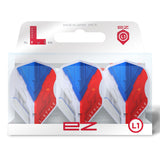 L-Style EZ L-Flights - Integrierter Champagner Ring - L1EZ - V Serie Typ H - Tschechien - Klar Weiß