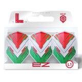 L-Style EZ L-Flights - Integrierter Champagner-Ring - L1EZ - V-Serie Typ I - Ungarn - Klar Weiß