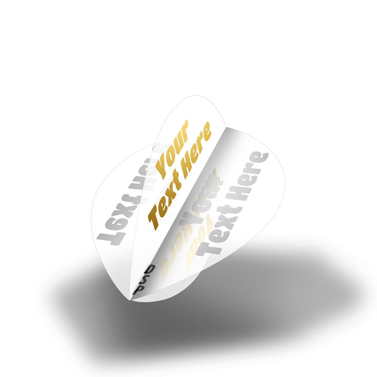 Personalisierte Flights – Heißfolie – 5 Sets – Poly Plain – Birne – Klar