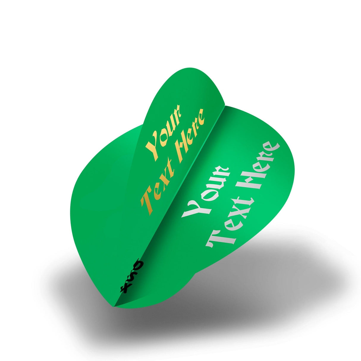 Personalisierte Flights - Extra Strong - Hot Foil - 5 Sets - Birne - Grün