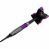 Mission Phantom Darts – Weiche Spitze – Messing – Silber &amp; Lila beschichtet