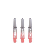 BULL'S B-Grip TT Shaft - Polycarbonate - Clear & Pink Extra Short