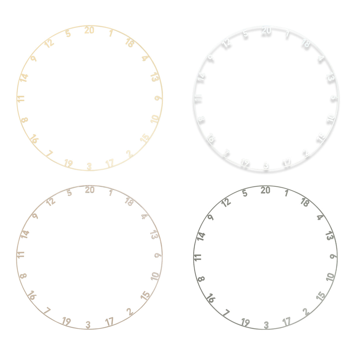 Precise 180 Nummernring - Einteilig
