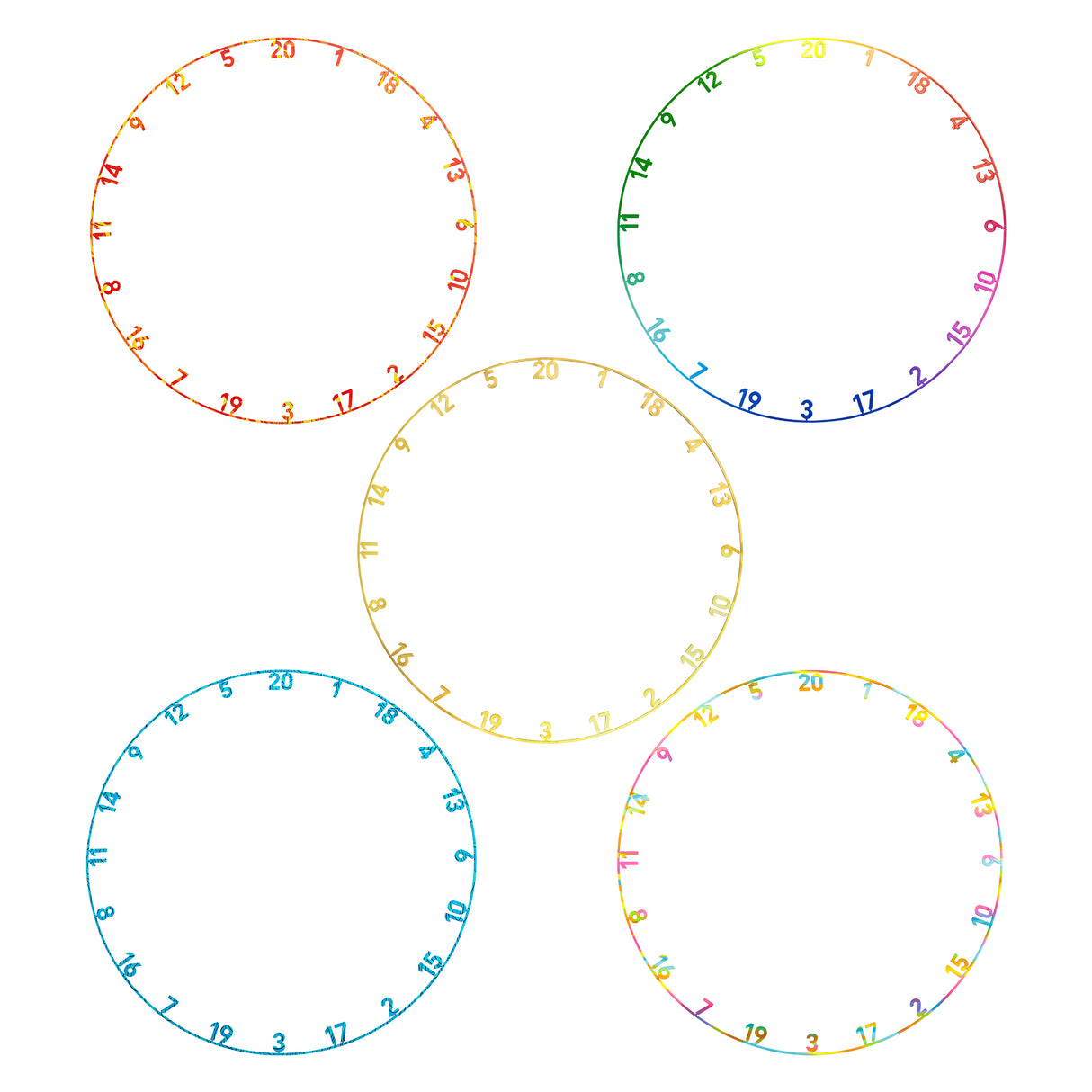 Precise 180 Nummernring - Einteilig - Premium