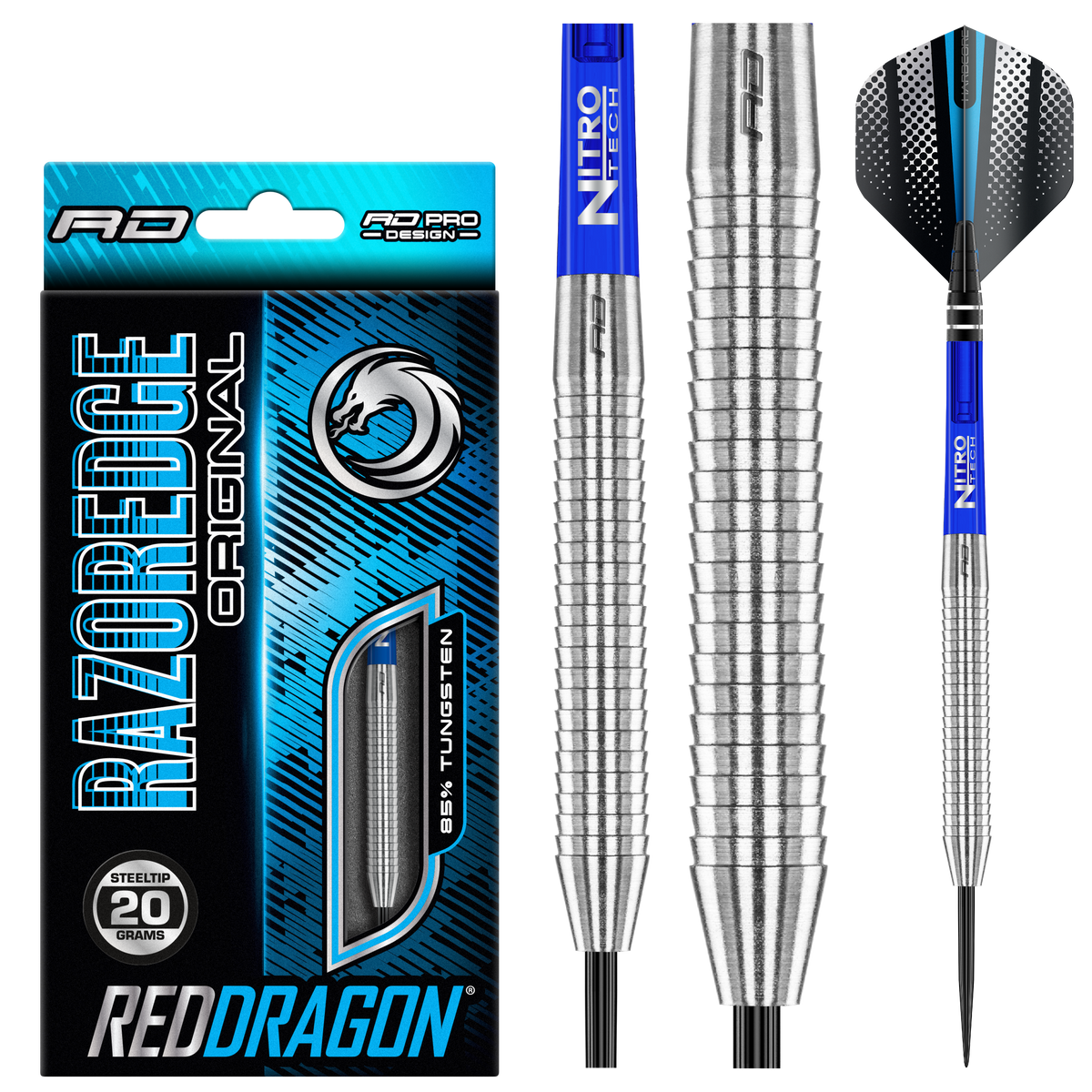 Red Dragon Razoredge Darts - Stahlspitze - 85% Tungsten - Original