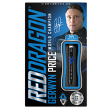 Red Dragon Gerwyn Price Darts - Stahlspitze - 90% Tungsten - Eisblau