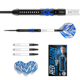 Red Dragon Gerwyn Price Darts - Stahlspitze - 90% Tungsten - Eisblau