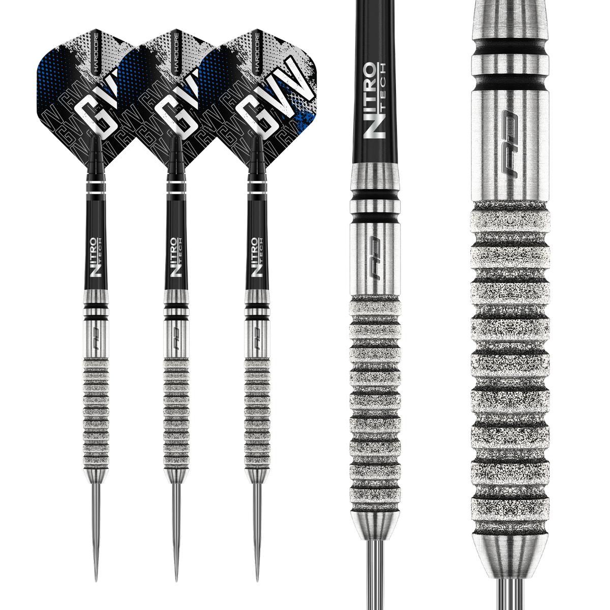 Red Dragon Gian van Veen Darts - Stahlspitze - 90% Tungsten - Diamond