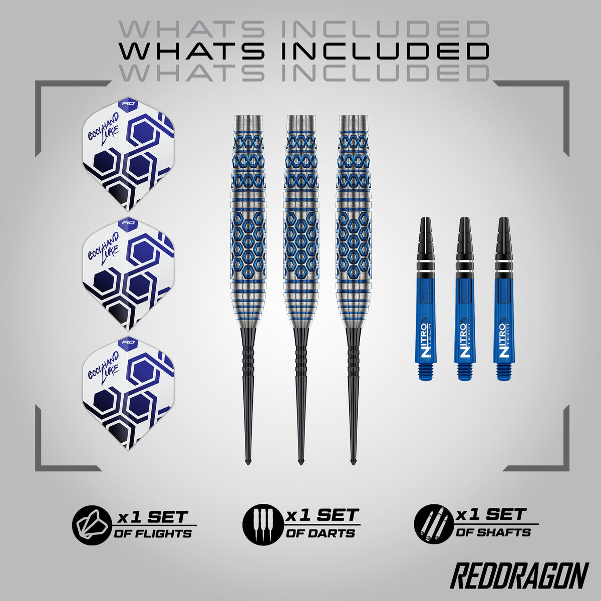 Red Dragon Luke Humphries Darts - Stahlspitze - 90% Tungsten - TX5