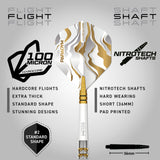Red Dragon Paradym Gold Darts - Stahlspitze - 90% Tungsten - Parallel