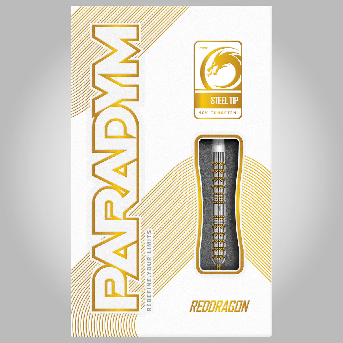 Red Dragon Paradym Gold Darts - Stahlspitze - 90% Tungsten - Parallel