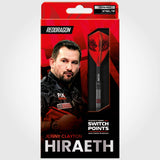 Red Dragon Jonny Clayton Switch Darts - Stahlspitze - 90% Tungsten - Hiraeth