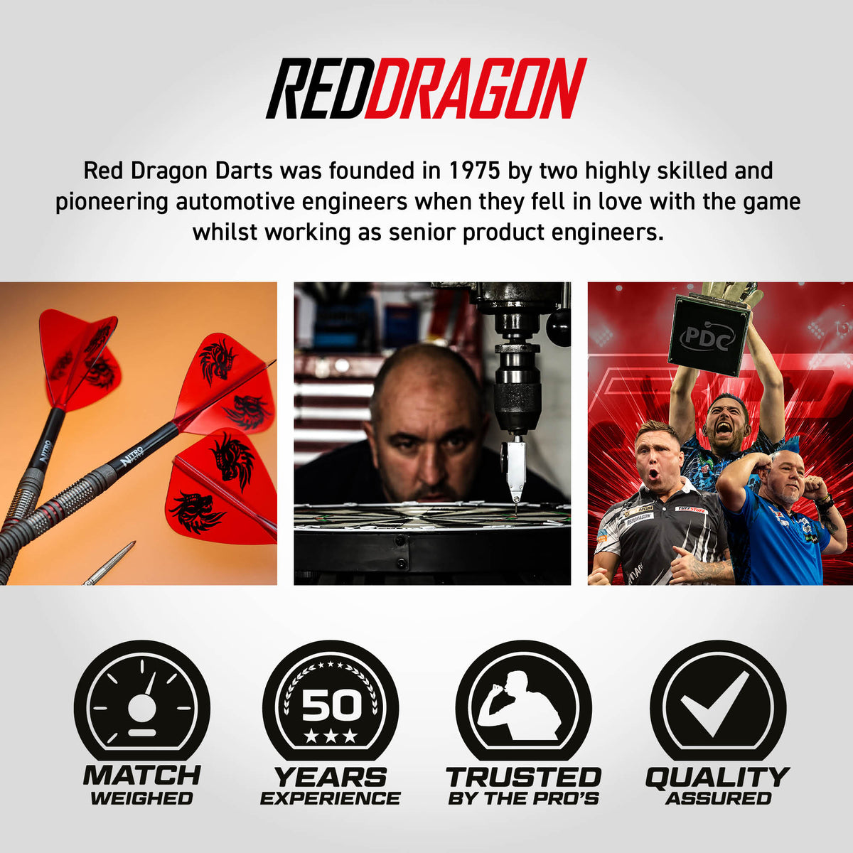 Red Dragon Jonny Clayton Switch Darts - Stahlspitze - 90% Tungsten - Hiraeth