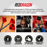 Red Dragon Jonny Clayton Switch Darts - Stahlspitze - 90% Tungsten - Hiraeth