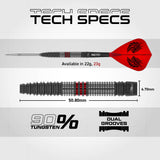 Red Dragon Jonny Clayton Switch Darts - Stahlspitze - 90% Tungsten - Hiraeth