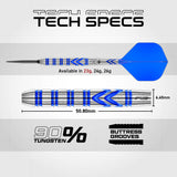 Red Dragon Gerwyn Price Switch Darts - Stahlspitze - 90% Tungsten - Original