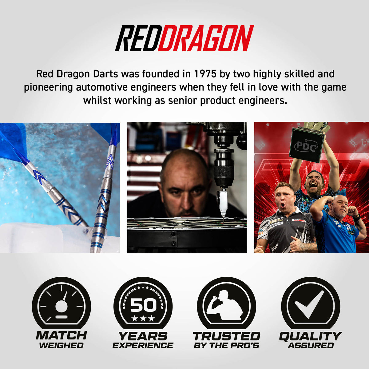Red Dragon Gerwyn Price Switch Darts - Stahlspitze - 90% Tungsten - Original