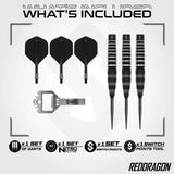Red Dragon Sable Darts - Stahlspitze - 90% Tungsten - Bomb