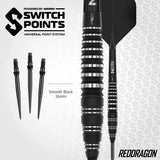 Red Dragon Sable Darts - Stahlspitze - 90% Tungsten - Bomb