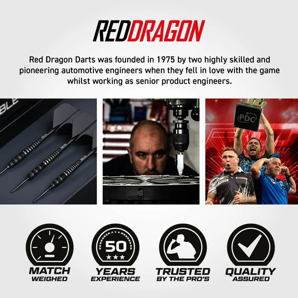 Red Dragon Sable Darts - Stahlspitze - 90% Tungsten - Bomb