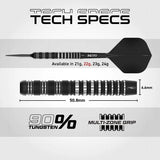 Red Dragon Sable Darts - Stahlspitze - 90% Tungsten - Gerade