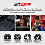 Red Dragon Sable Darts - Stahlspitze - 90% Tungsten - Gerade