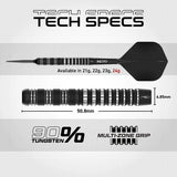 Red Dragon Sable Darts - Stahlspitze - 90% Tungsten - Gerade