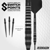 Red Dragon Sable Darts - Stahlspitze - 90% Tungsten - Torpedo
