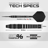 Red Dragon Sable Darts - Stahlspitze - 90% Tungsten - Torpedo