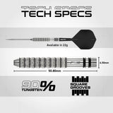 Red Dragon Gian van Veen Switch Darts - Stahlspitze - 90% Tungsten - Diamond