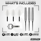 Red Dragon Luke Humphries Switch Darts - Stahlspitze - 90% Tungsten - TX1