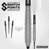 Red Dragon Luke Humphries Switch Darts - Stahlspitze - 90% Tungsten - TX1