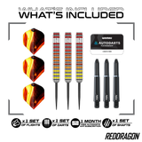 Red Dragon Furnace Darts - Stahlspitze - 90% Tungsten