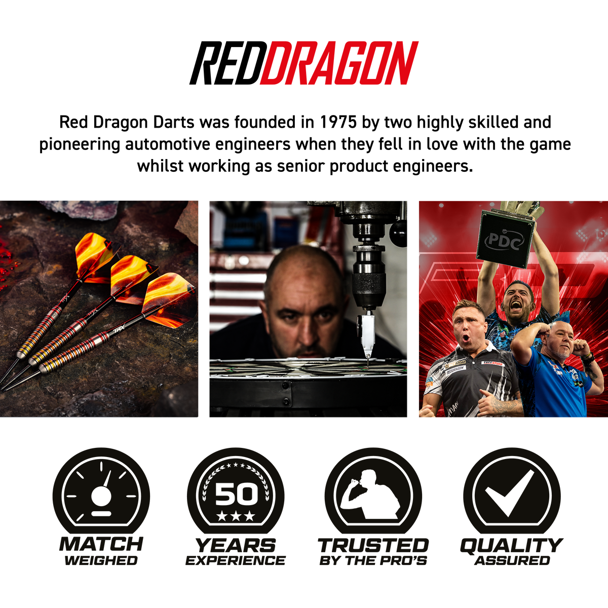 Red Dragon Furnace Darts - Stahlspitze - 90% Tungsten