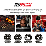 Red Dragon Furnace Darts - Stahlspitze - 90% Tungsten