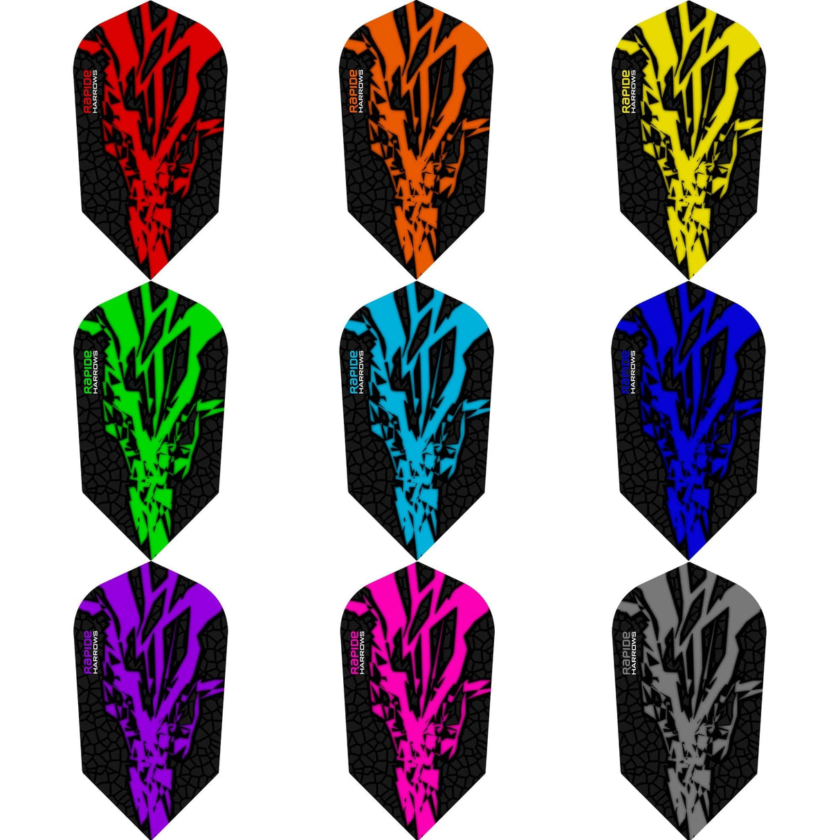 *Harrows Rapide X Dart Flights - Slim Shape - Rapide-X