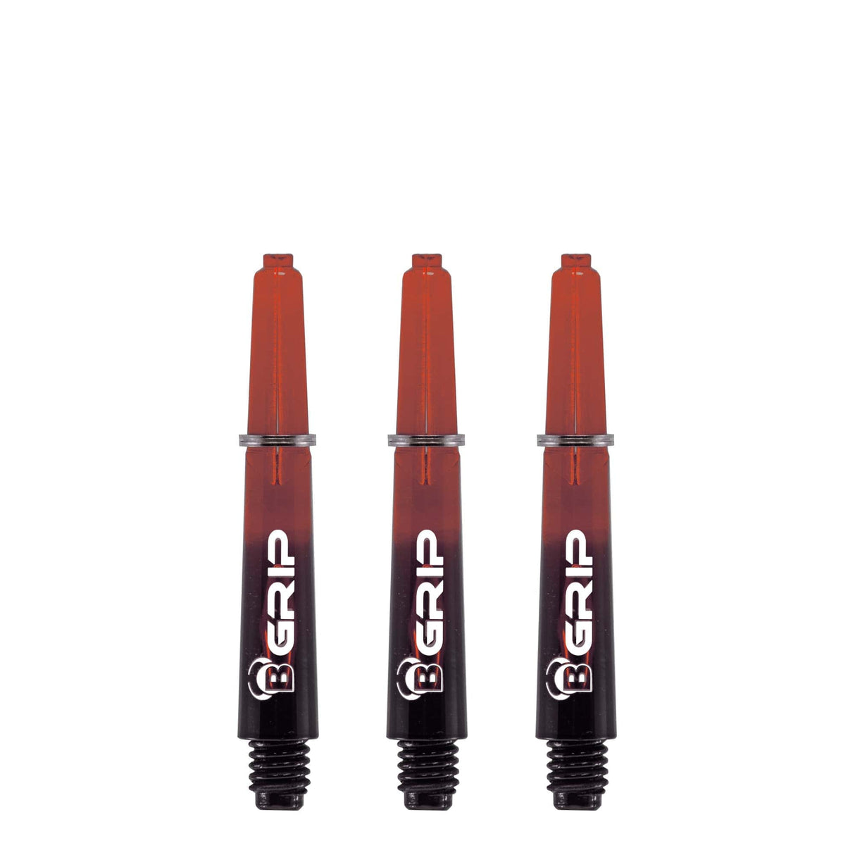 BULL'S B-Grip TT Shaft - Polycarbonate - Black & Red Short