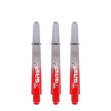 BULL'S B-Grip TT Shaft - Polycarbonate - Clear & Red Tweenie