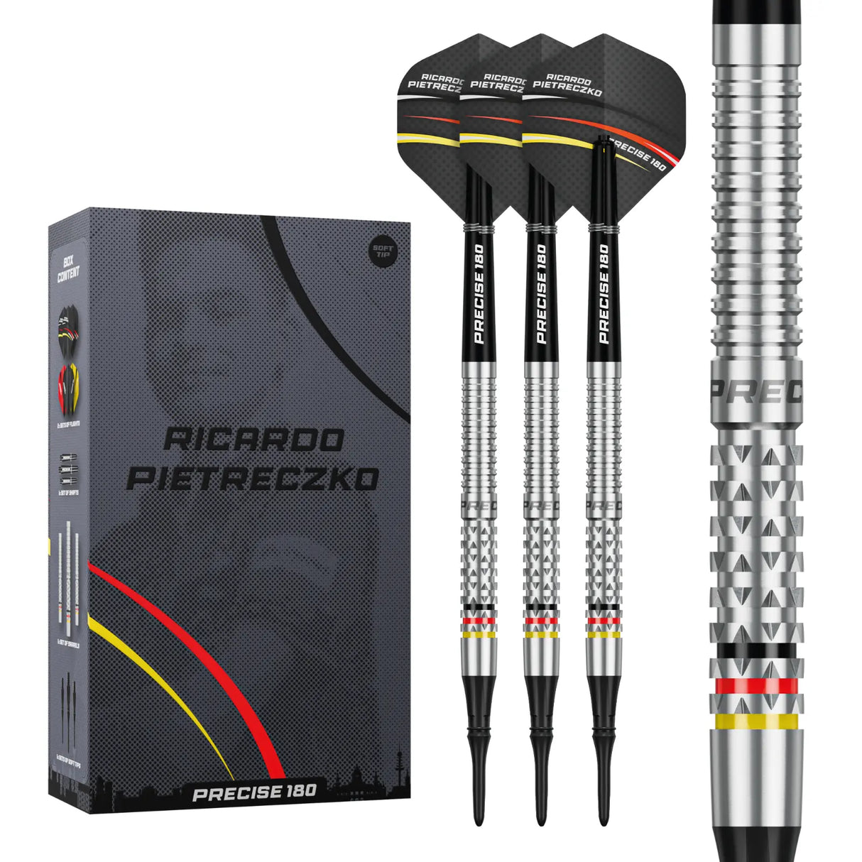 Precise 180 Ricardo Pietreczko Darts - Welche Spitze - 90% Tungsten