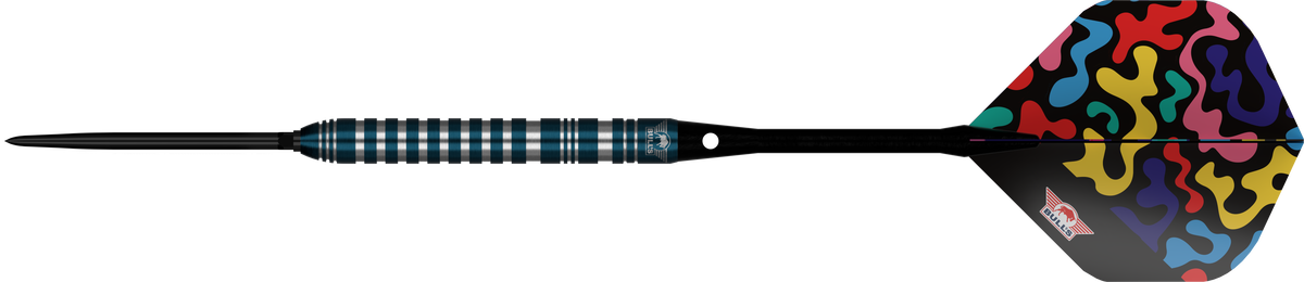 Bulls Ricky Evans CP Darts - Stahlspitze - 80% Tungsten - Blau