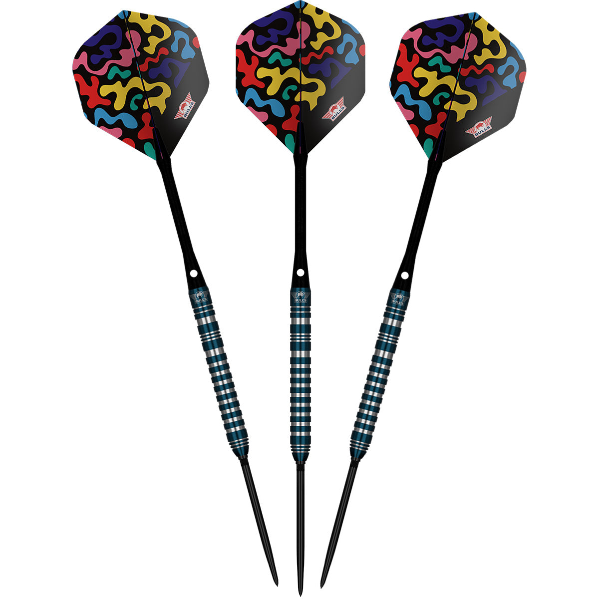 Bulls Ricky Evans CP Darts - Stahlspitze - 80% Tungsten - Blau