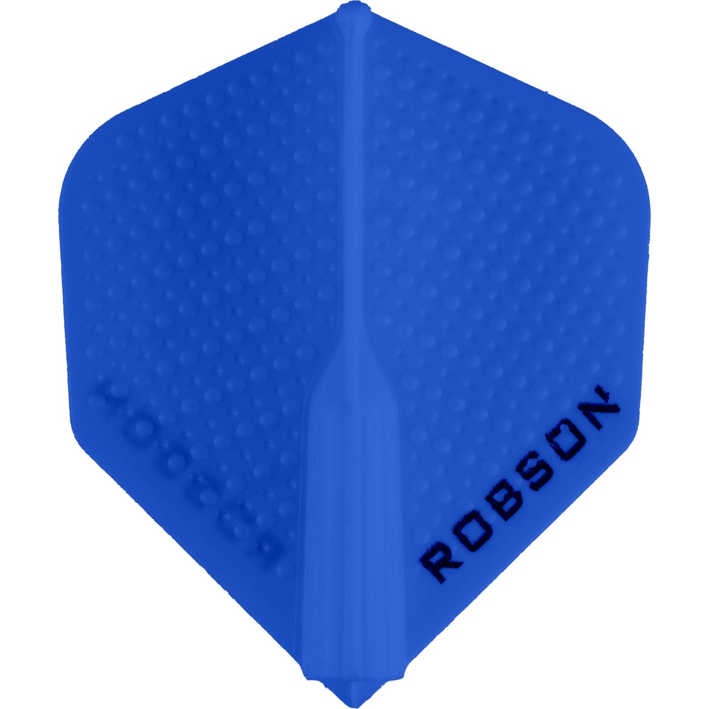 Robson Plus Dart Flights - for all shafts - Std No2 - Dimpled Blue