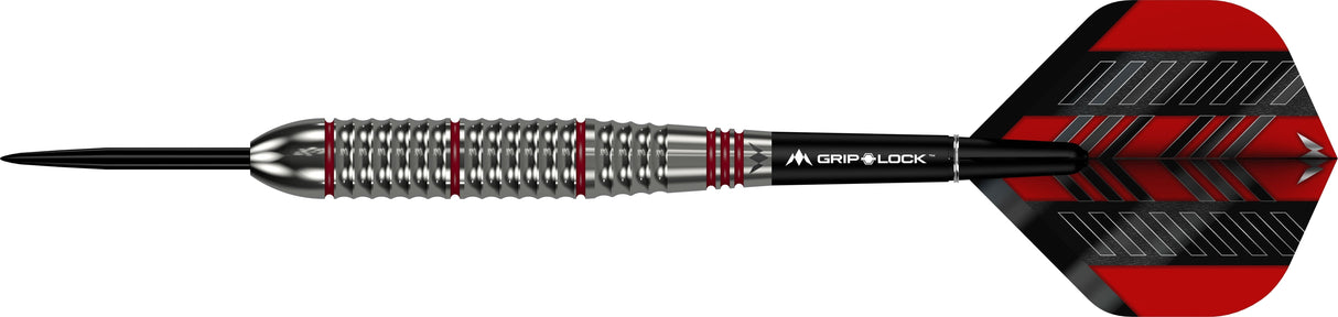 Mission Rogue Darts – Stahlspitze – Messing – Silber und Rot beschichtet