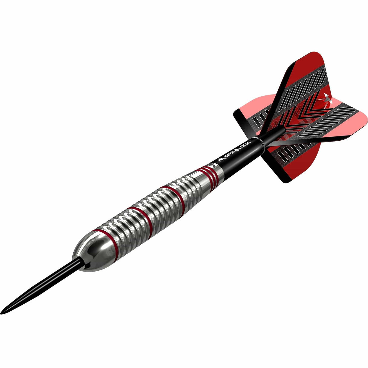 Mission Rogue Darts – Stahlspitze – Messing – Silber und Rot beschichtet