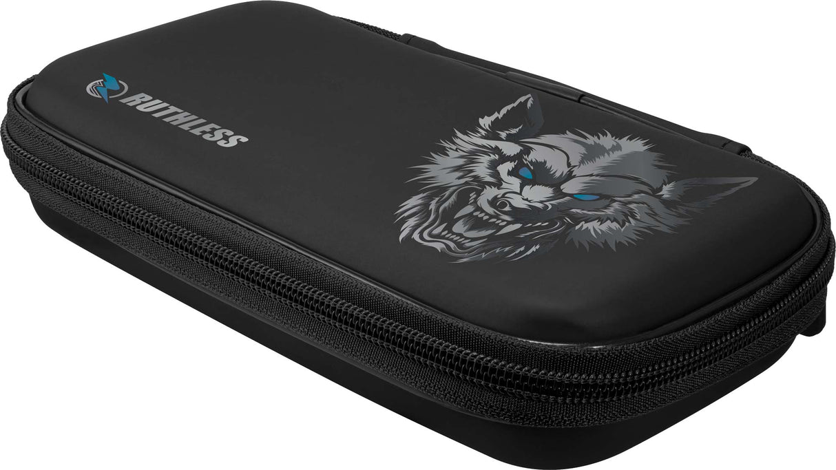 Ruthless Designed EVA Dart Case - Large - Black - Wolf