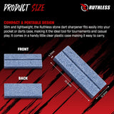 Ruthless Dart Sharpener - Flat V Groove - Value Pack - 4 Pieces