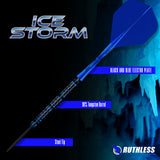 Ruthless Icestorm Darts - Steel Tip - 90% Tungsten - 22g